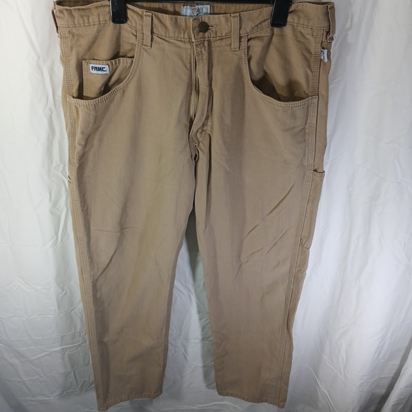 FMC Men's Beige Cargo Pants - Picture 1 of 16